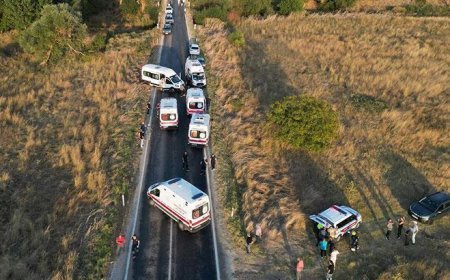 Edirne'de zincirleme kaza: 6 yaralı