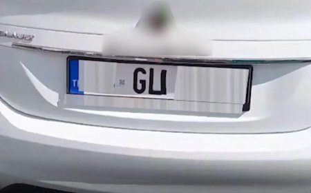 Plakadaki tek harfi siyah bantla değiştirdi! Sürücüye 140 bin TL ceza kesildi