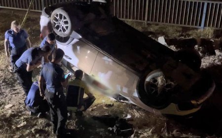 Gece yarısı feci kaza! Şarampole devrilen aracının altında kalarak can verdi