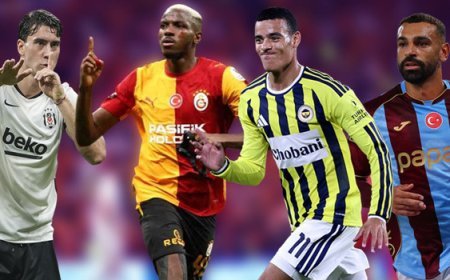 Transferler sonrasında 'Süper Lig'in en değerli 10 oyuncusu' belli oldu