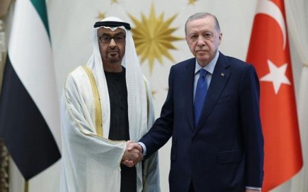 Cumhurbaşkanı Erdoğan, Birleşik Arap Emirlikleri Devlet Başkanı Şeyh Al Nahyan ile görüştü