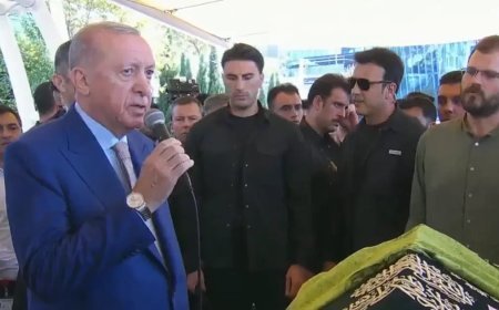 Cumhurbaşkanı Erdoğan, Zehra Önen'in cenaze törenine katıldı
