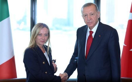 İtalya Başbakanı Meloni'den Cumhurbaşkanı Erdoğan'a teşekkür