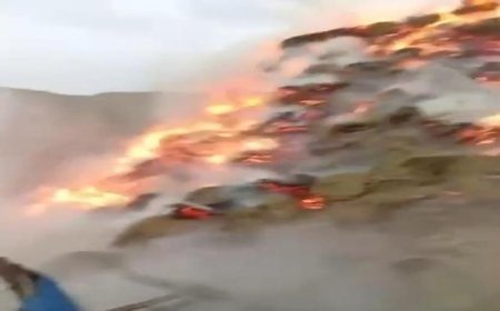 Erzurum'da şimşek çaktı 3 mahallede yangın çıktı