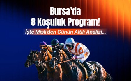 Bursa'da 8 koşuluk program! İşte Misli'den günün altılı analizi...