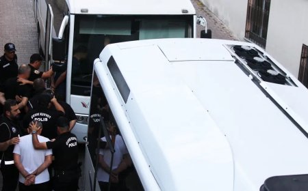 "Şirinler" suç örgütü operasyonunda 32 şüpheli adliyede