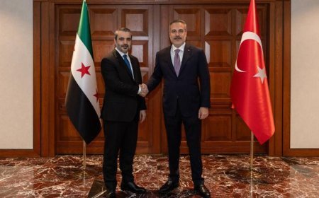 Dışişleri Bakanı Hakan Fidan Suriyeli mevkidaşı Şeybani ile bir araya geldi