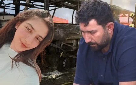 Yanan otobüsten herkesi kurtardı, kızı hayatını kaybetti