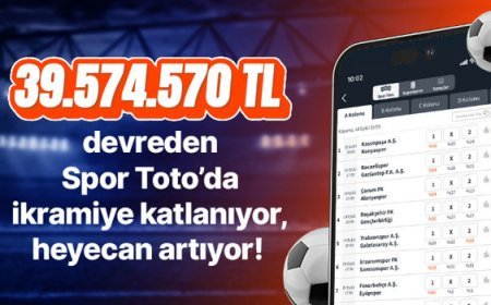 39.574.570 TL devreden Spor Toto’da ikramiye katlanıyor, heyecan artıyor!