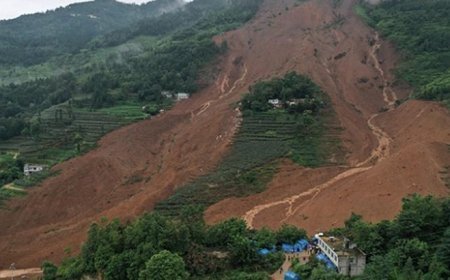 Çin'de heyelan felaketi! 5 kişi kayboldu, arama kurtarma çalışmaları sürüyor