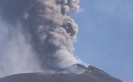 Etna Yanardağı'nın kül püskürtmesi hava ulaşımını olumsuz etkiledi