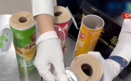 Cips kutularından balya balya para çıktı! İşte o anlar