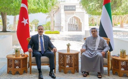 Dışişleri Bakanı Hakan Fidan, BAE Devlet Başkanı Al Nahyan tarafından kabul edildi