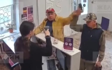 Kargo şubesini adeta ringe çevirdiler! Ortalık savaş alanına döndü