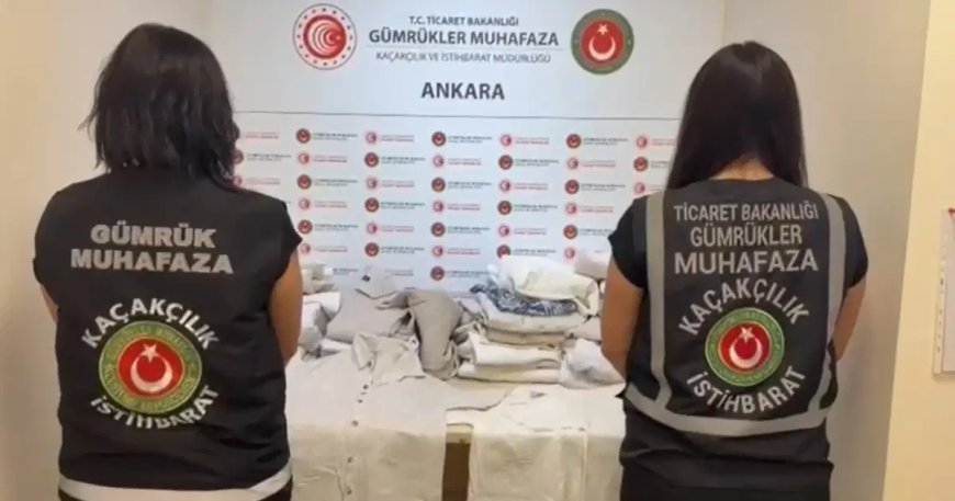 Esenboğa Havaalanı’nda 31,6 kilo metamfetamin ele geçirildi