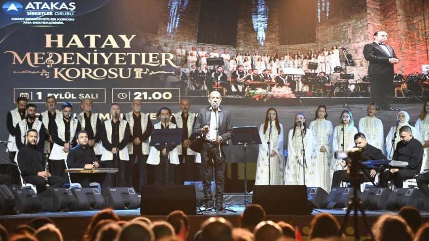 Hatay Medeniyetler Korosu, Çorlu'da konser verdi