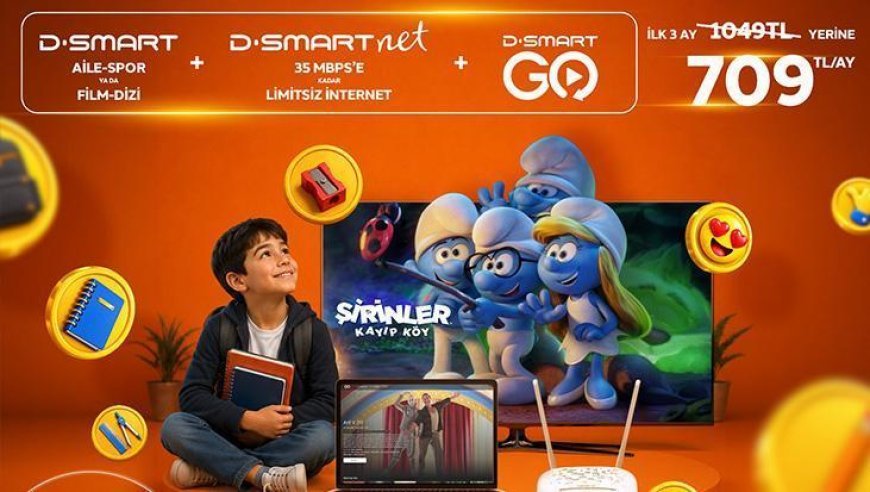 D-Smart'tan 'Okula Dönüş' kampanyası