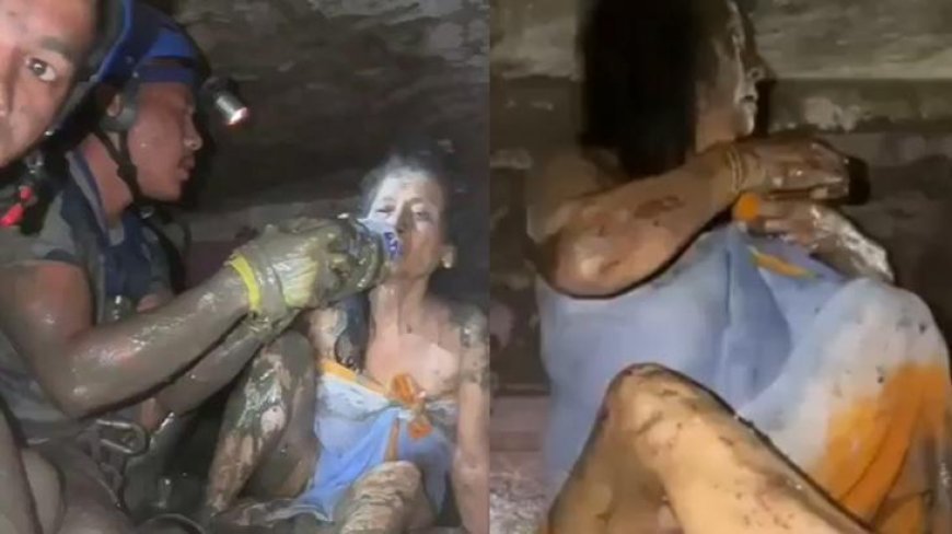 Selin yuttuğu Nepal'de 11'inci günde mucize! Çamur dolu evinden sağ çıktı