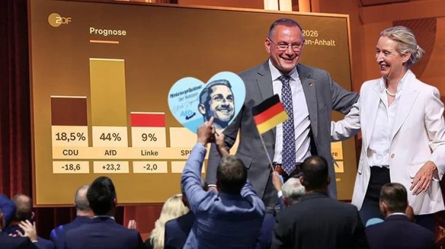 Almanya için dönüm noktası! Saksonya-Anhalt eyalet meclisi seçimini aşırı sağcı AfD kazandı