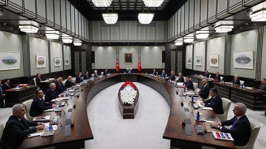 Erdoğan başkanlığındaki kabine toplantısı sona erdi
