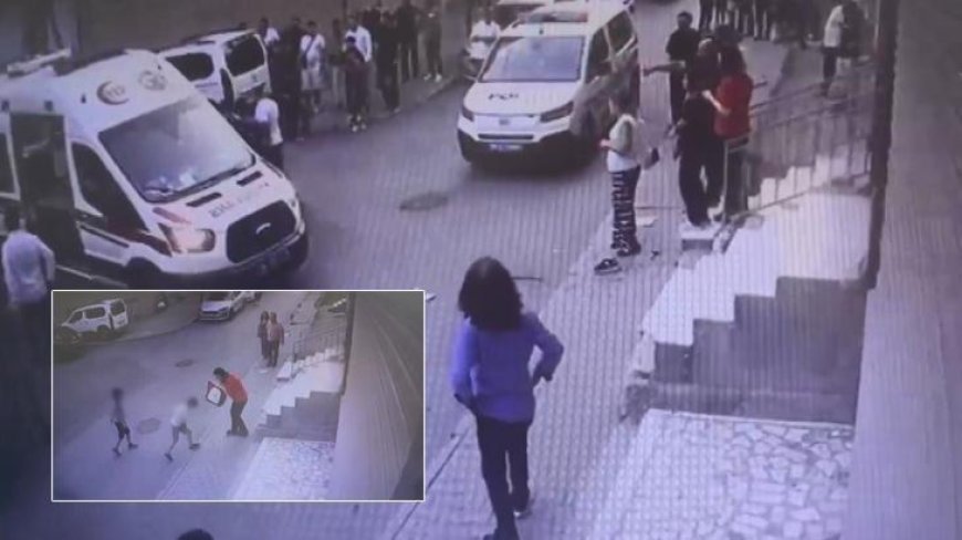 Küçükçekmece'de akraba kavgasında kurşun yağmuru! Sokakta oyun oynayan çocuk vuruldu... Dehşet anları kamerada