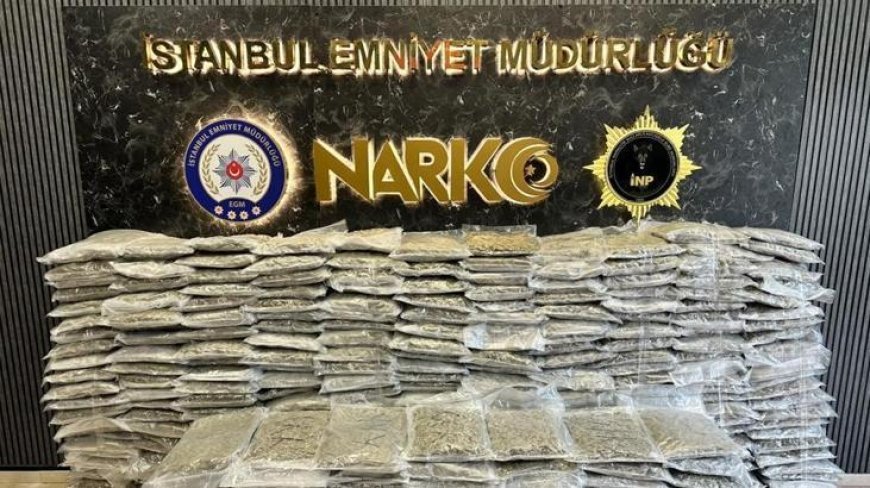 İstanbul'da uyuşturucu operasyonu! 409 kilo ele geçirildi