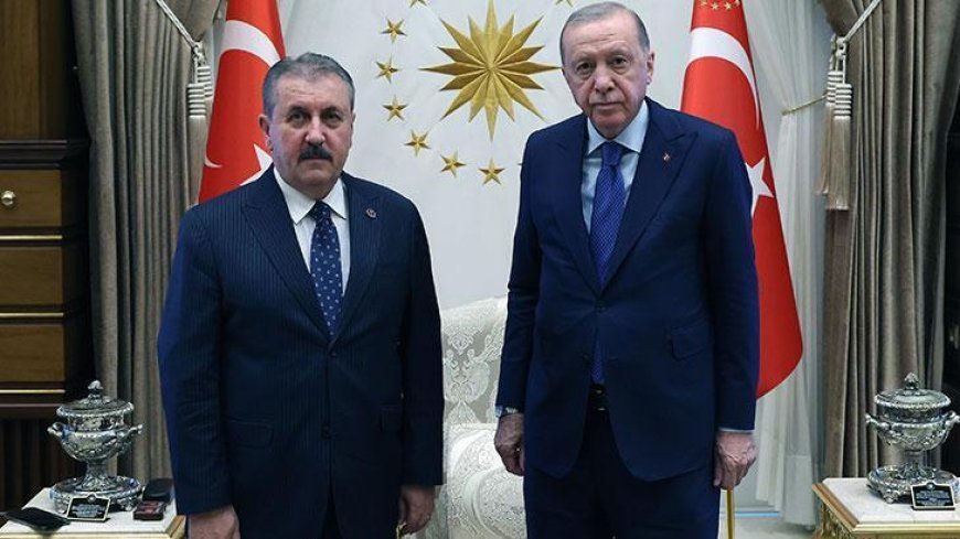Cumhurbaşkanı Erdoğan, BBP Genel Başkanı Destici'yi kabul etti