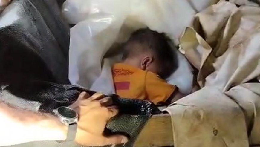 Antalya’da 6 yaşındaki Bünyamin’den 9 saat sonra sevindiren haber! Paletler üzerinde uyurken bulundu