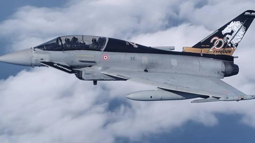 Suudi Arabistan'da İtalya'nın Eurofighter savaş uçağı vuruldu! Bakandan ilk açıklama