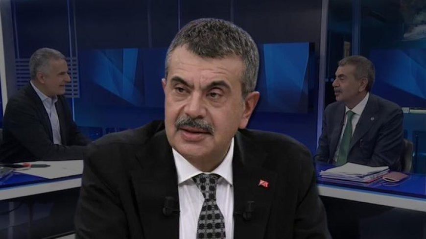 Son dakika... Bakan Tekin'den CNN Türk'te 'okul kaydı' açıklaması