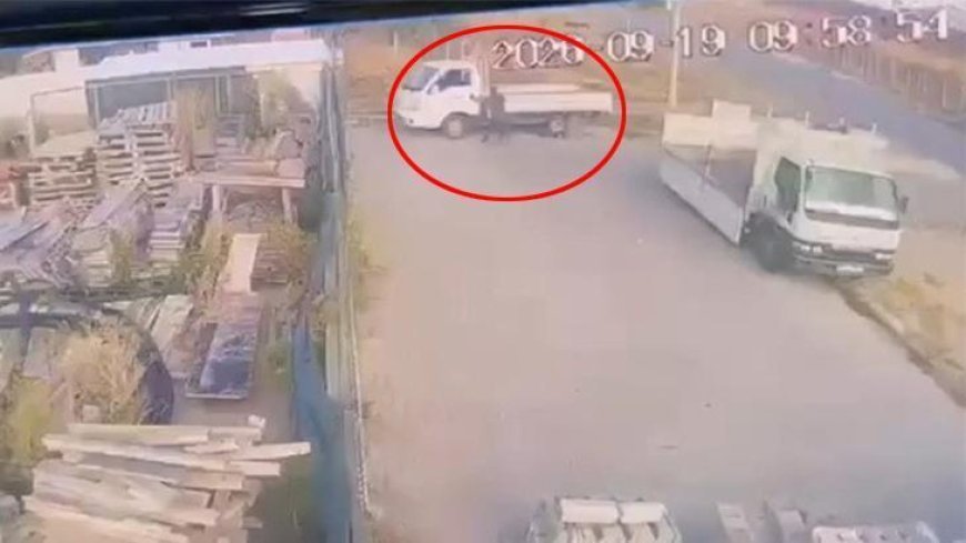 Eskişehir'de feci ölüm! El frenini çekmediği kamyonetin altında kaldı