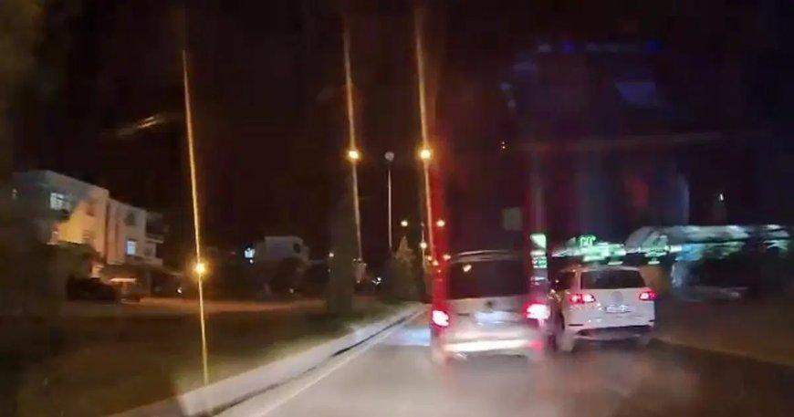Elazığ'da tehlikeli şerit değiştiren sürücüye ceza