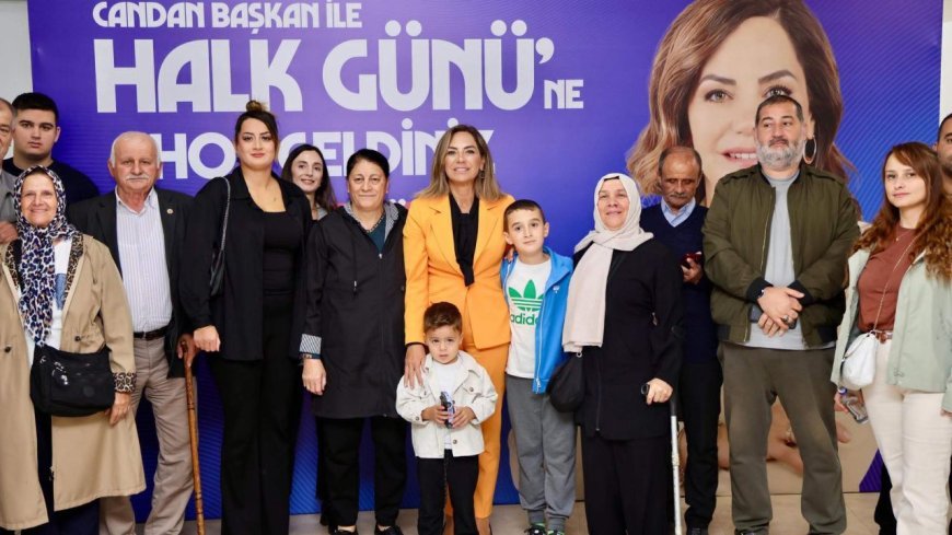 Başkan Yüceer, Halk Günü'nde Çerkezköylülerle bir araya geldi