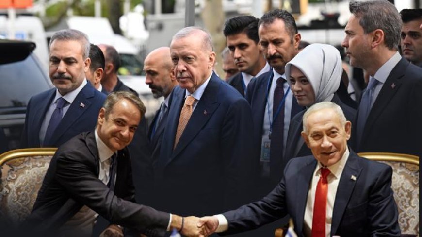 Yunanistan'da Netanyahu isyanı: Erdoğan ittifaklar kurarken biz vagon olduk