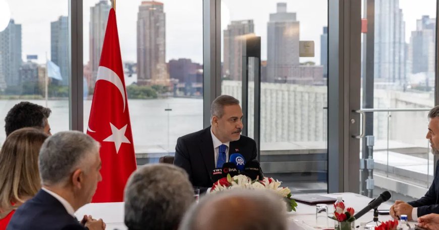 Bakan Fidan: Filistin başlıca gündem maddemiz