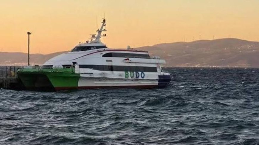 BUDO'nun 8 seferi olumsuz hava koşulları nedeniyle iptal edildi