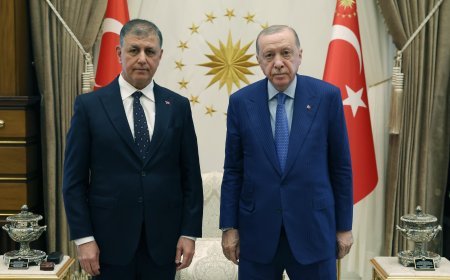 Cumhurbaşkanı Erdoğan, İzmir Büyükşehir Belediye Başkanı Cemil Tugay'ı kabul etti
