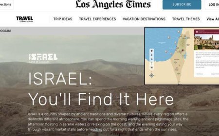 ABD gazetesinde skandal İsrail reklamı! 'Filistin toprakları yok sayıldı'