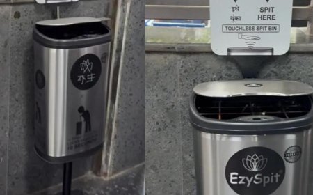 Görenler dönüp bir daha baktı! Metro istasyonuna 'dünyanın ilk tükürme noktası' konuldu