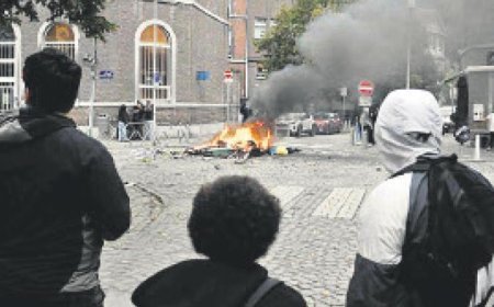 Öğrenci eylemleri Belçika’ya da sıçradı