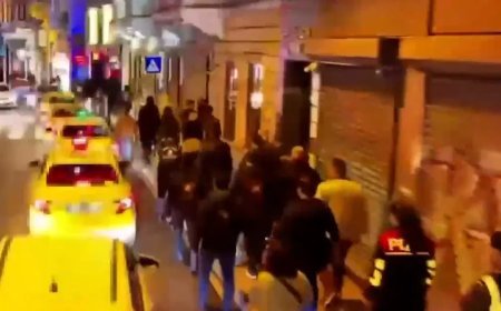 Beyoğlu'nda hanutçu, değnekçi, dilenci operasyonu
