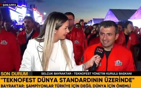 Selçuk Bayraktar TEKNOFEST Şanlıurfa'da CNN Türk'e konuştu: Dünya standardının üzerinde!