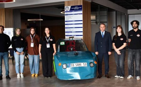 Üniversite öğrencileri otonom araç üretti