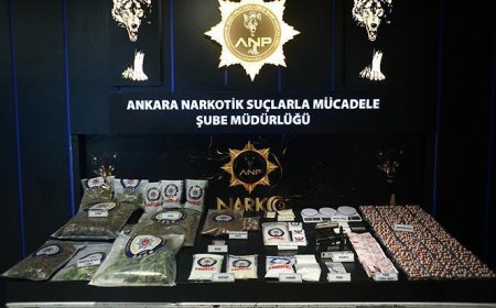 Ankara’da uyuşturucu operasyonu! 95 şüpheliden 32’si tutuklandı, binlerce hap ele geçirildi