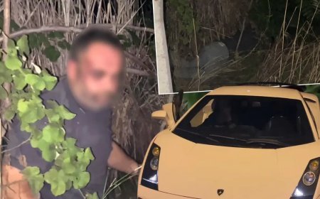 10 milyonluk lüks araçla kaçtı, çalılıkta uyurken bulundu. "Horladım mı?"