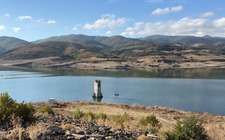 Tekirdağ'da, Naip Barajı'nda doluluk oranı yüzde 11'e çıktı