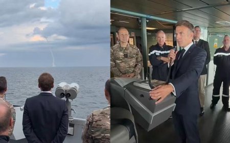 Fransa'dan dünyaya gözdağı! 'Nükleer kapasiteli füze test edildi'