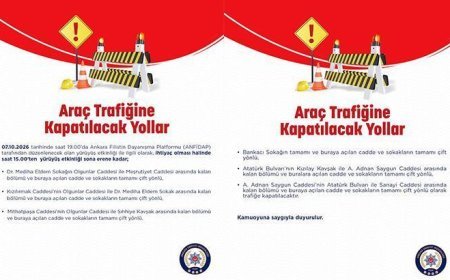Ankara'da bazı yollar araç trafiğine kapatılacak: İşte saat saat trafiğe kapalı caddeler