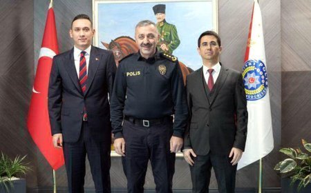 Çorlu Başsavcısı Özer, Emniyet Müdürü Turanlı'yı ziyaret etti