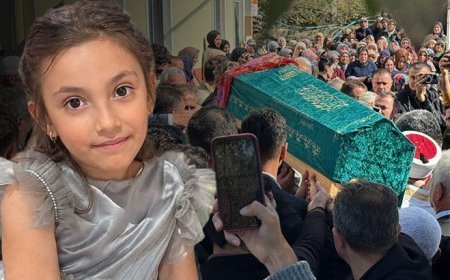 10 yaşındaki Eslem Sare Bulut'a acı veda! Son yolculuğuna uğurlandı